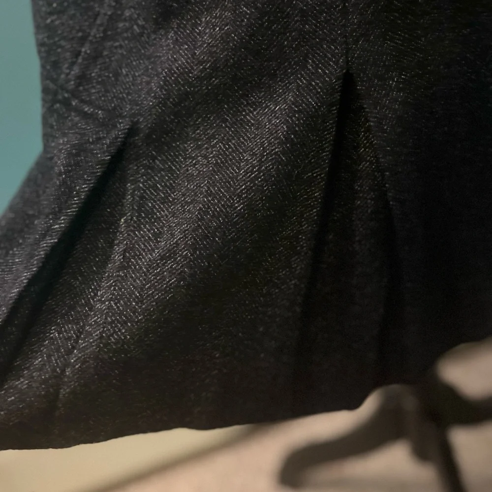 Ann Taylor Wool Blend Gray Skirt Size 12